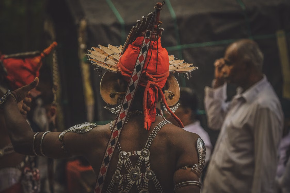 Traditional Kandyan dancer in Sri Lanka