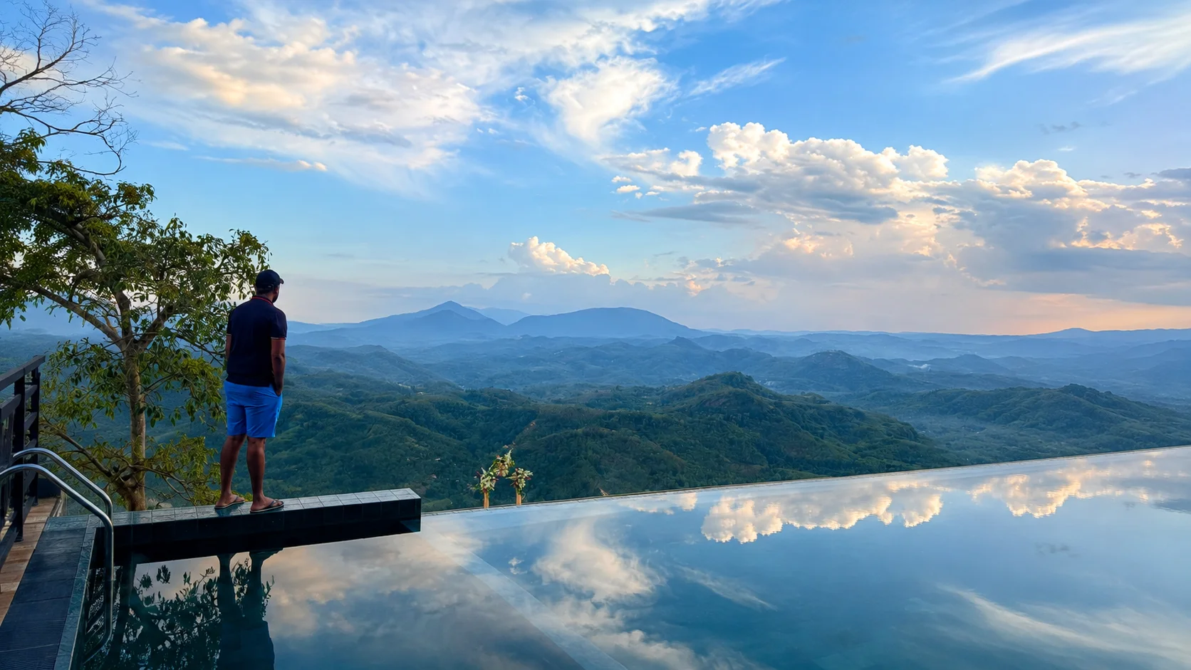 Scenic mountain landscape in Ella, Sri Lanka